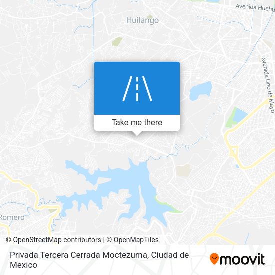 Privada Tercera Cerrada Moctezuma map