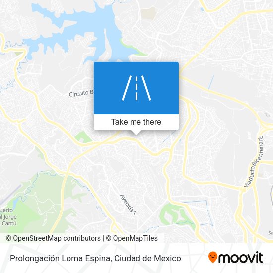 Prolongación Loma Espina map