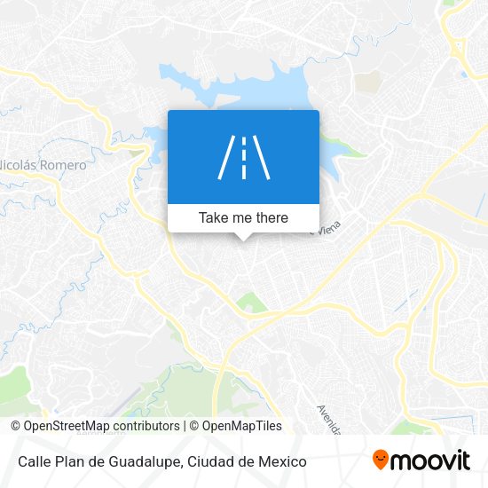 Calle Plan de Guadalupe map