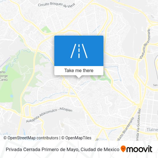 Privada Cerrada Primero de Mayo map