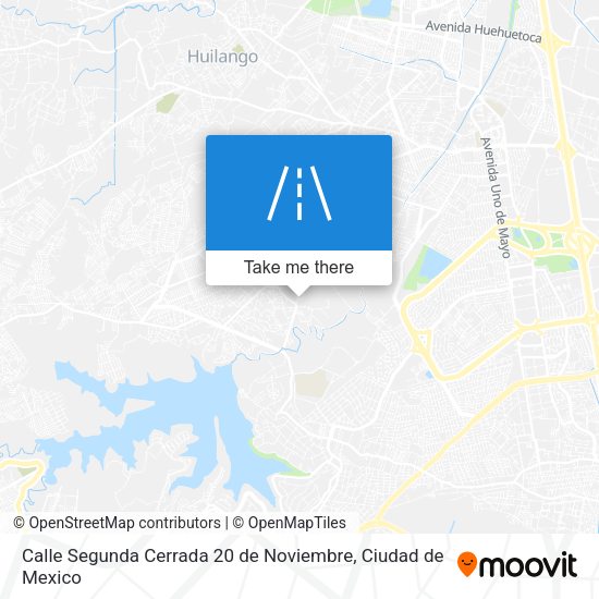 Mapa de Calle Segunda Cerrada 20 de Noviembre