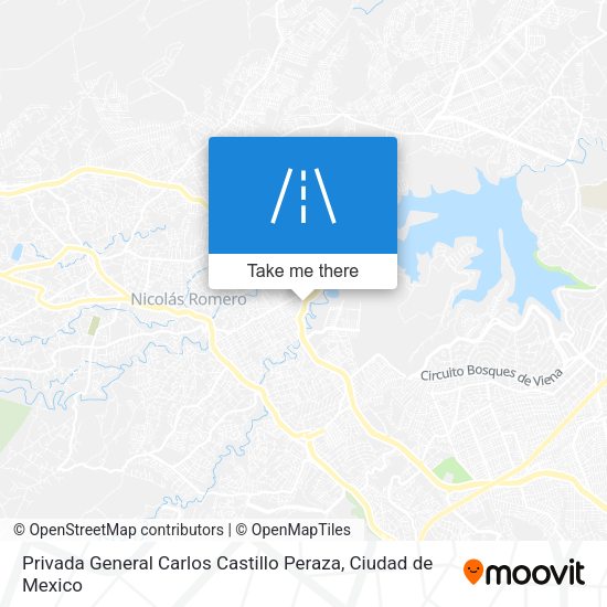 Mapa de Privada General Carlos Castillo Peraza