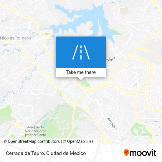 Mapa de Cerrada de Tauro
