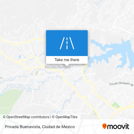 Privada Buenavista map