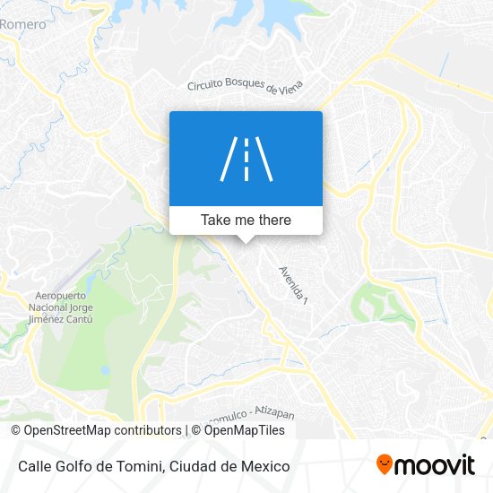 Mapa de Calle Golfo de Tomini