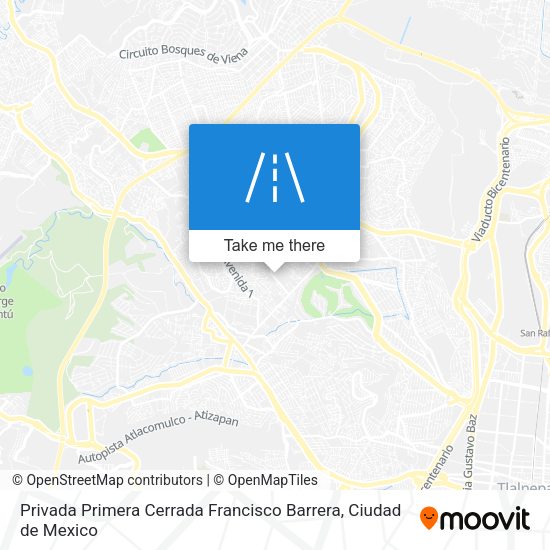 Mapa de Privada Primera Cerrada Francisco Barrera