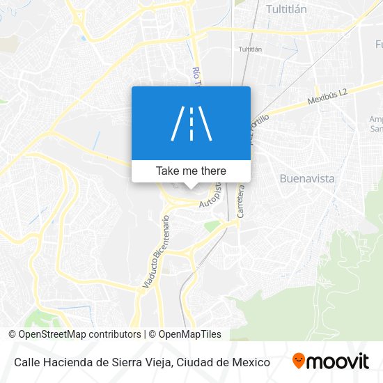 Mapa de Calle Hacienda de Sierra Vieja