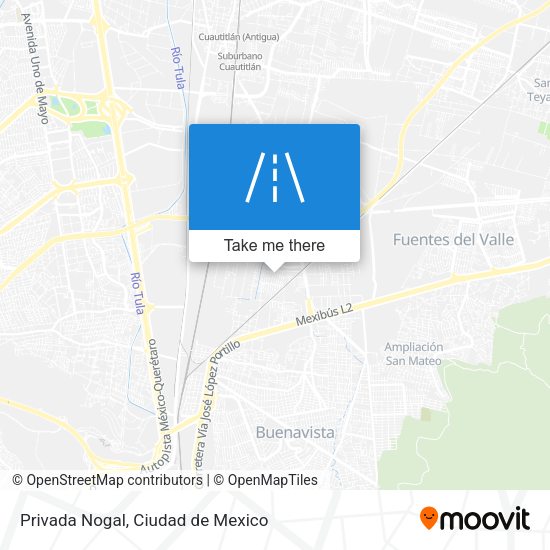 Mapa de Privada Nogal