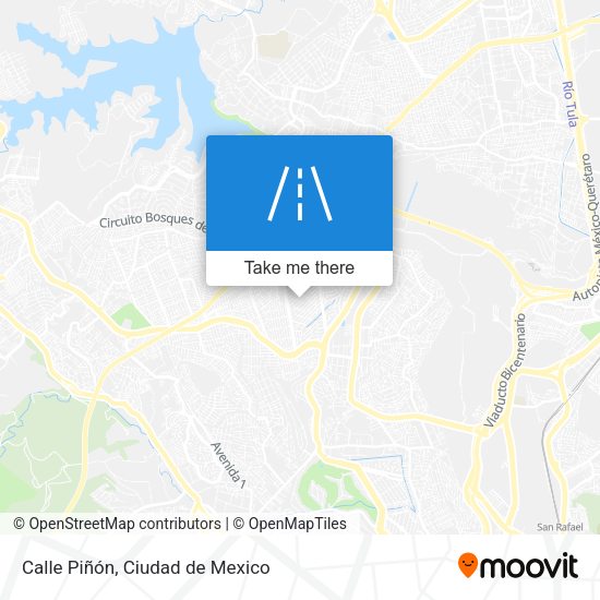 Calle Piñón map