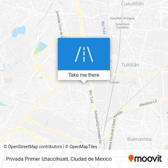 Privada Primer Iztaccíhuatl map