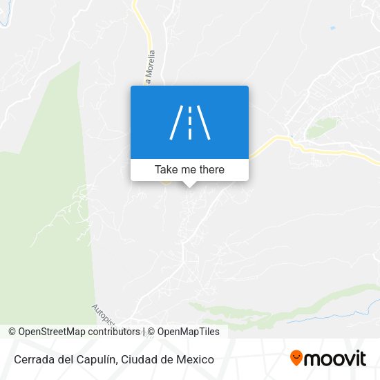 Mapa de Cerrada del Capulín