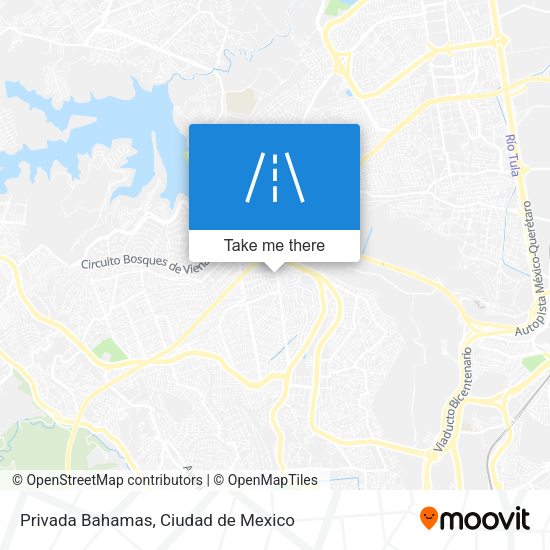 Mapa de Privada Bahamas