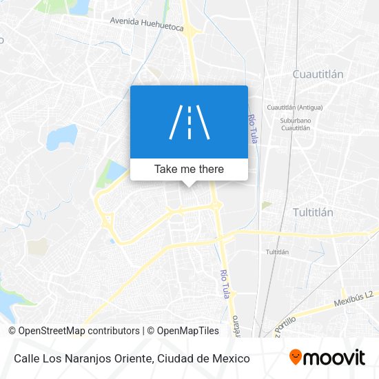 Calle Los Naranjos Oriente map