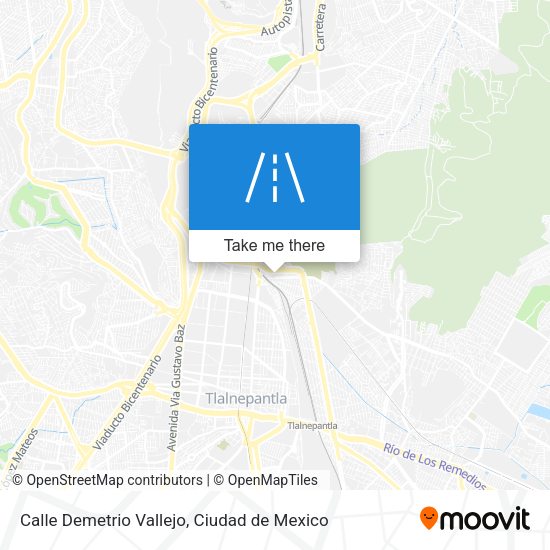 Calle Demetrio Vallejo map