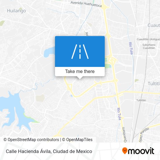 Mapa de Calle Hacienda Ávila