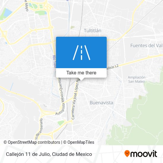 Callejón 11 de Julio map