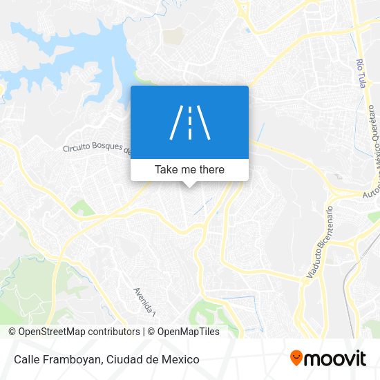 Mapa de Calle Framboyan