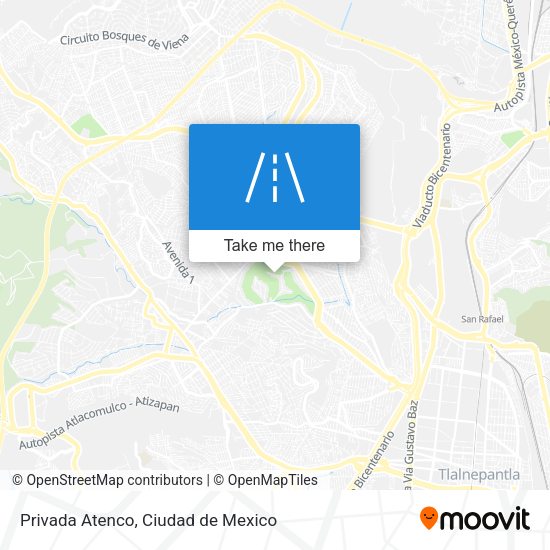 Mapa de Privada Atenco