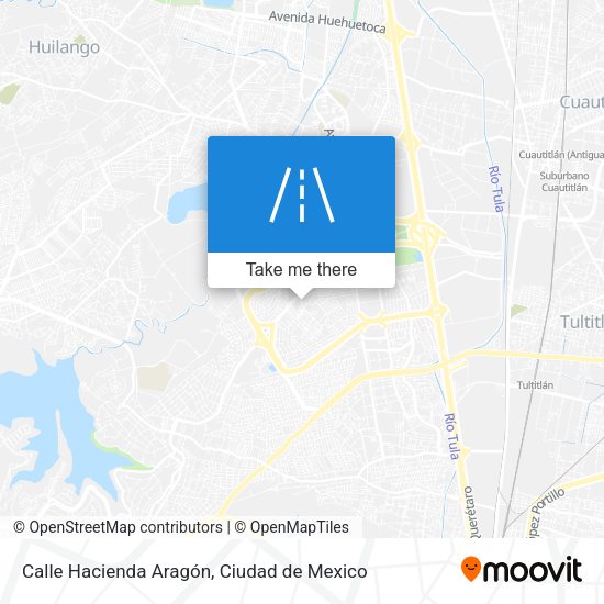 Calle Hacienda Aragón map