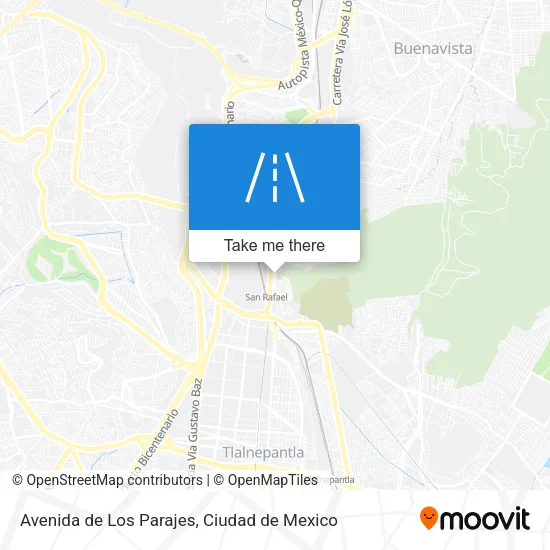 Avenida de Los Parajes map