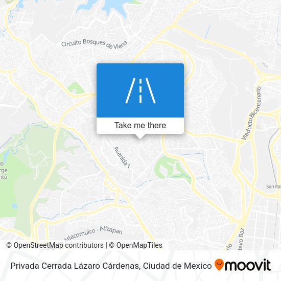 Privada Cerrada Lázaro Cárdenas map