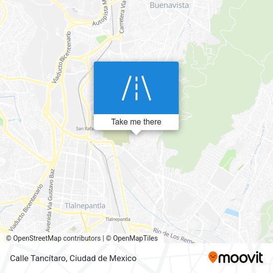 Mapa de Calle Tancítaro