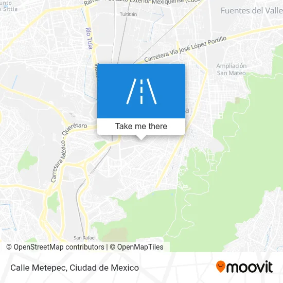 Calle Metepec map