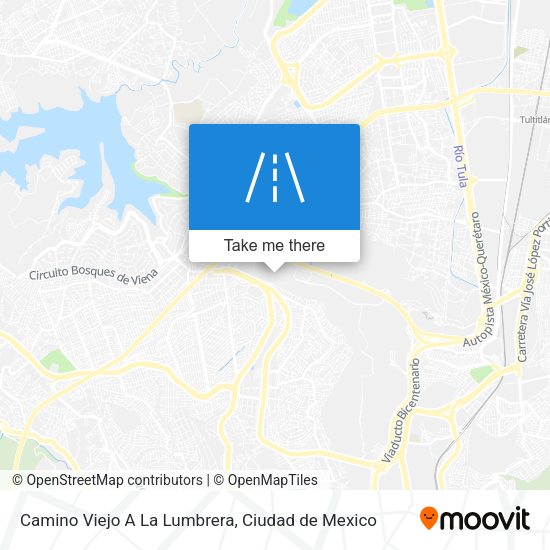 Camino Viejo A La Lumbrera map