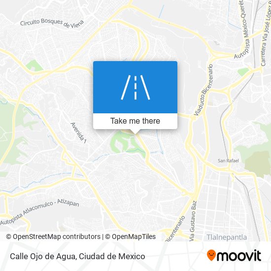 Calle Ojo de Agua map