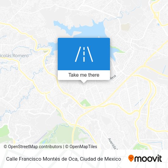 Mapa de Calle Francisco Montés de Oca