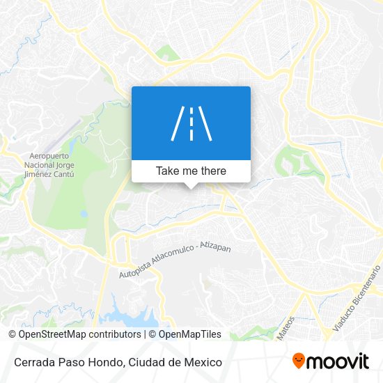 Cerrada Paso Hondo map
