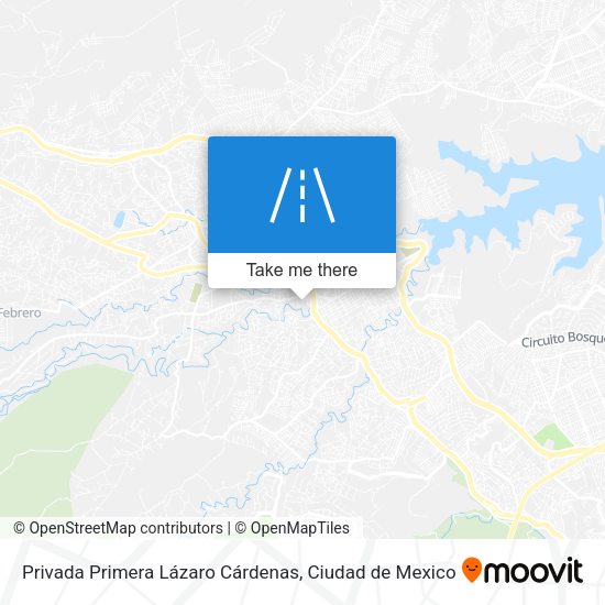 Privada Primera Lázaro Cárdenas map