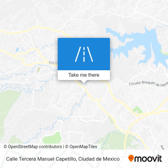 Calle Tercera Manuel Capetillo map