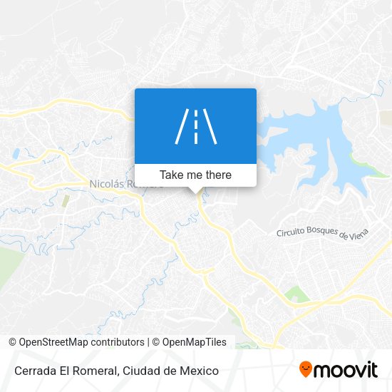 Cerrada El Romeral map