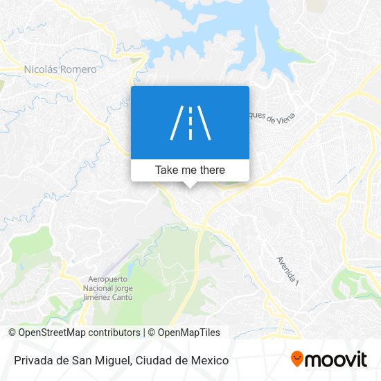 Privada de San Miguel map