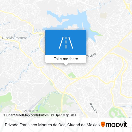 Privada Francisco Montés de Oca map