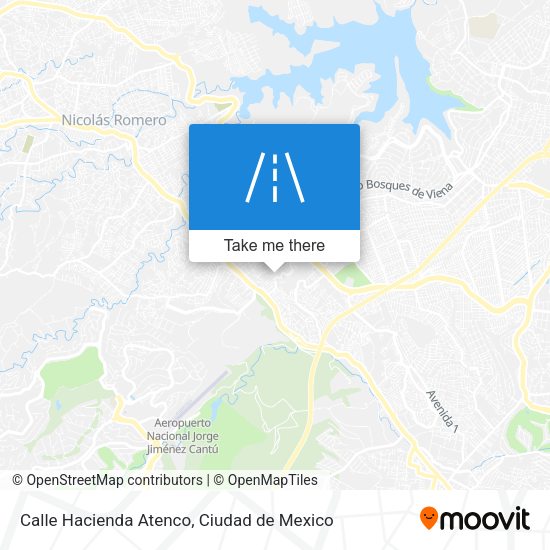 Mapa de Calle Hacienda Atenco