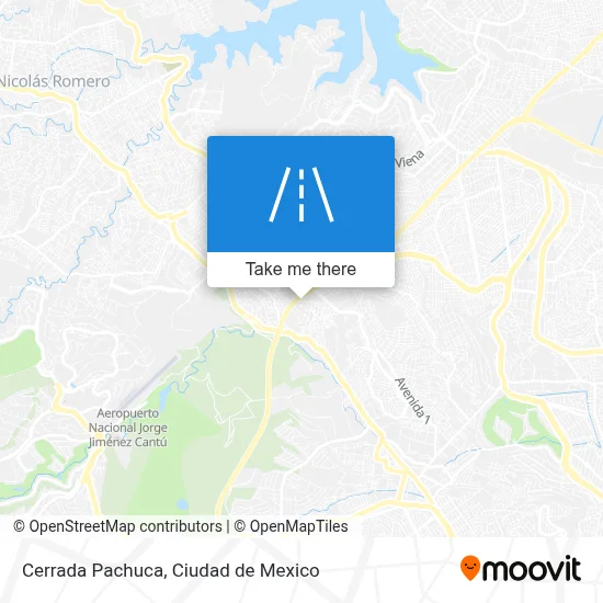 Cerrada Pachuca map