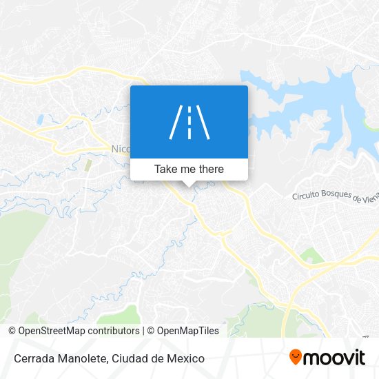 Mapa de Cerrada Manolete