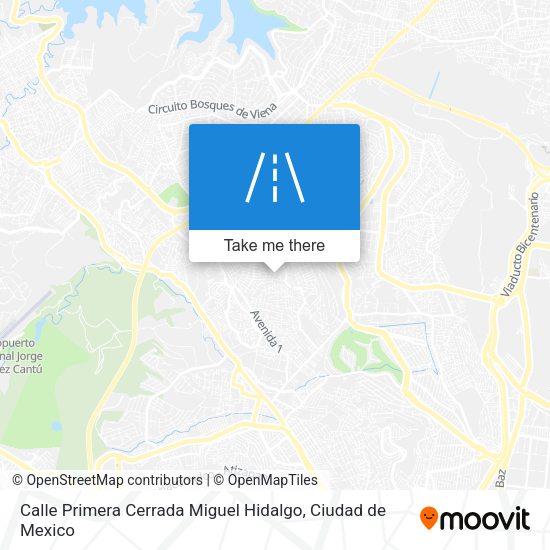 Calle Primera Cerrada Miguel Hidalgo map