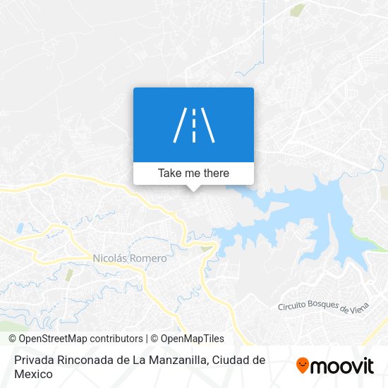 Privada Rinconada de La Manzanilla map