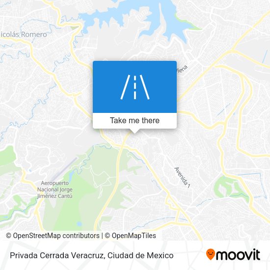 Mapa de Privada Cerrada Veracruz