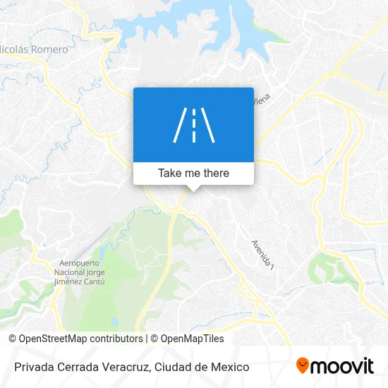 Privada Cerrada Veracruz map