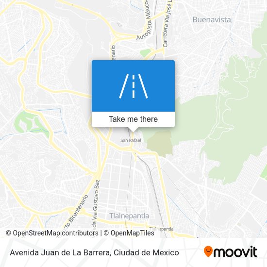 Mapa de Avenida Juan de La Barrera