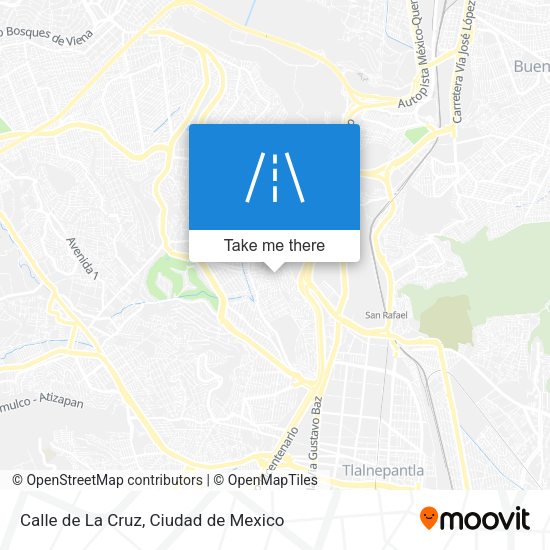 Calle de La Cruz map