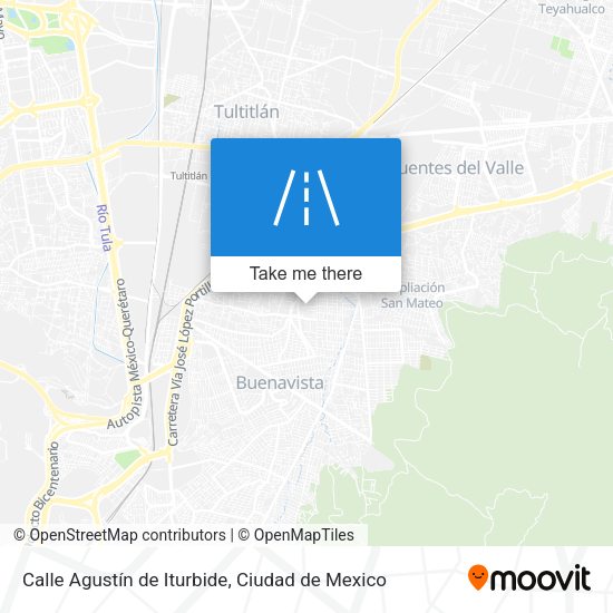Calle Agustín de Iturbide map