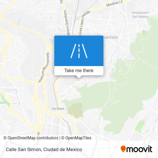 Calle San Simón map