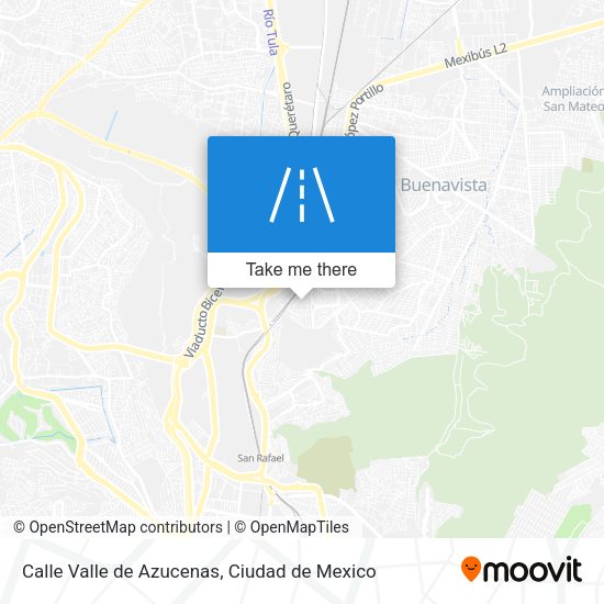 Calle Valle de Azucenas map