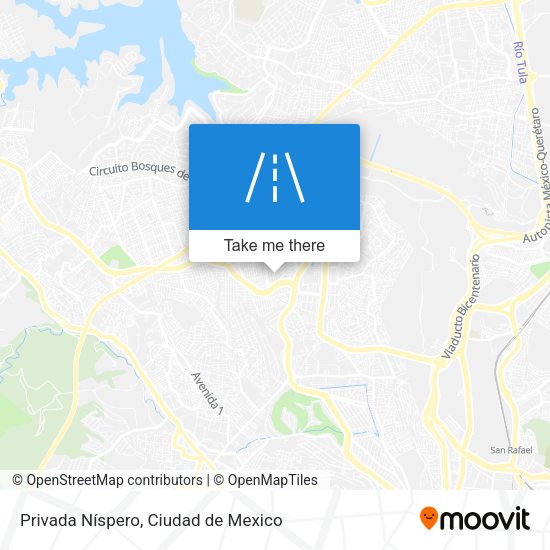 Privada Níspero map