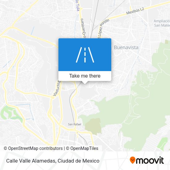 Calle Valle Alamedas map